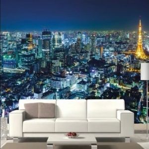 NIP XXL Tokyo Japan City Skyline Wallpaper Mural